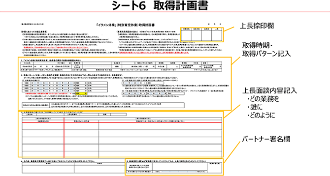 シート6 取得計画書