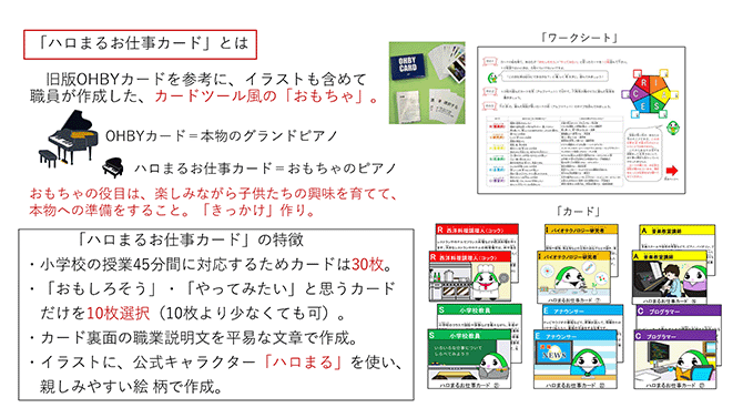「ハロまるお仕事カード」とは（詳細は配布資料を参照）