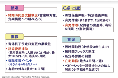 図２　キャリア継続及びＷＬＢを支援する制度：労働政策フォーラム研究報告（2010年6月3日）／JILPT