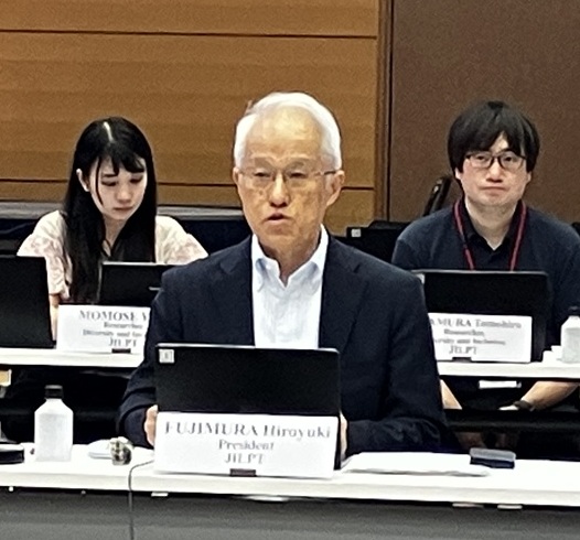 写真：藤村 博之 JILPT理事長