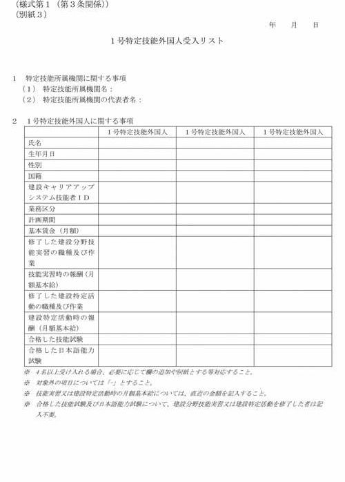 画像：様式第1（第3条関係）（別紙3）