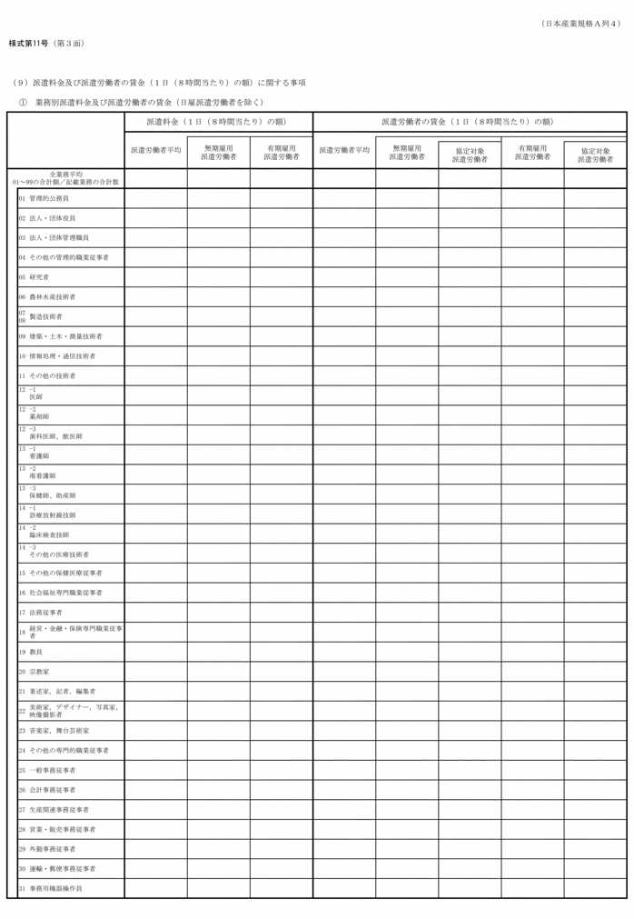画像：様式11号（第3面）