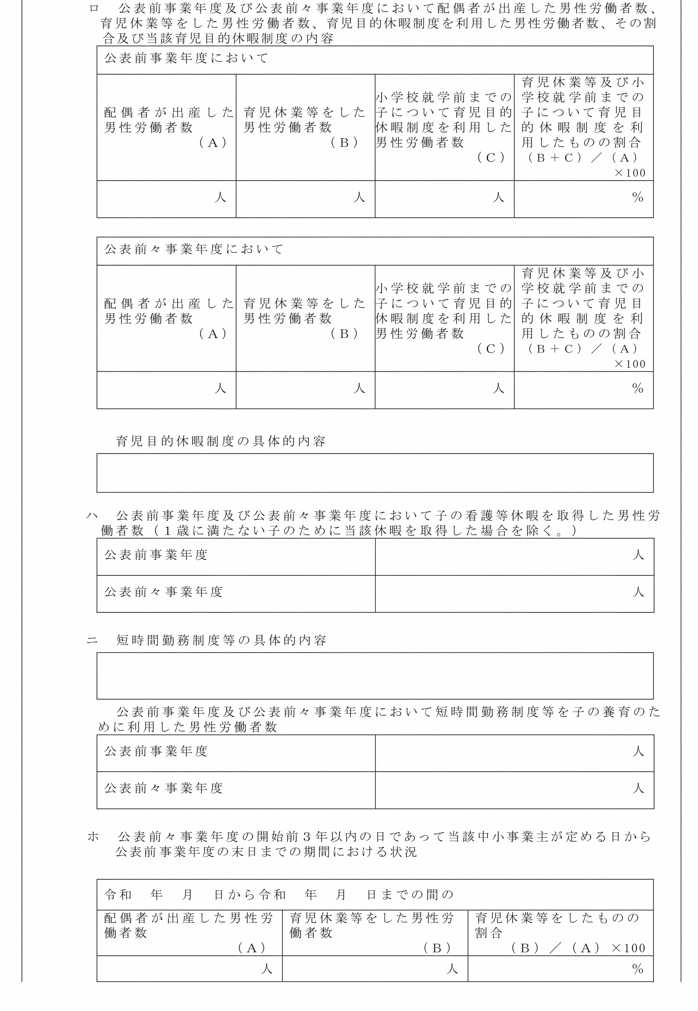 画像：様式第三号の2（第5条の2関係）（第1面から3面）