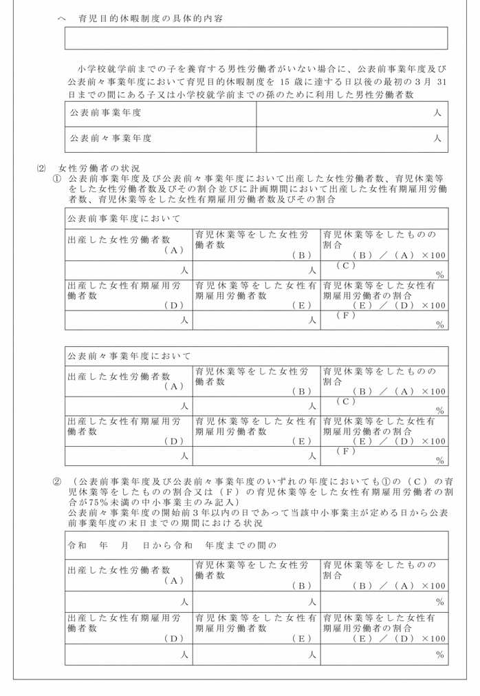 画像：様式第三号の2（第5条の2関係）（第1面から3面）
